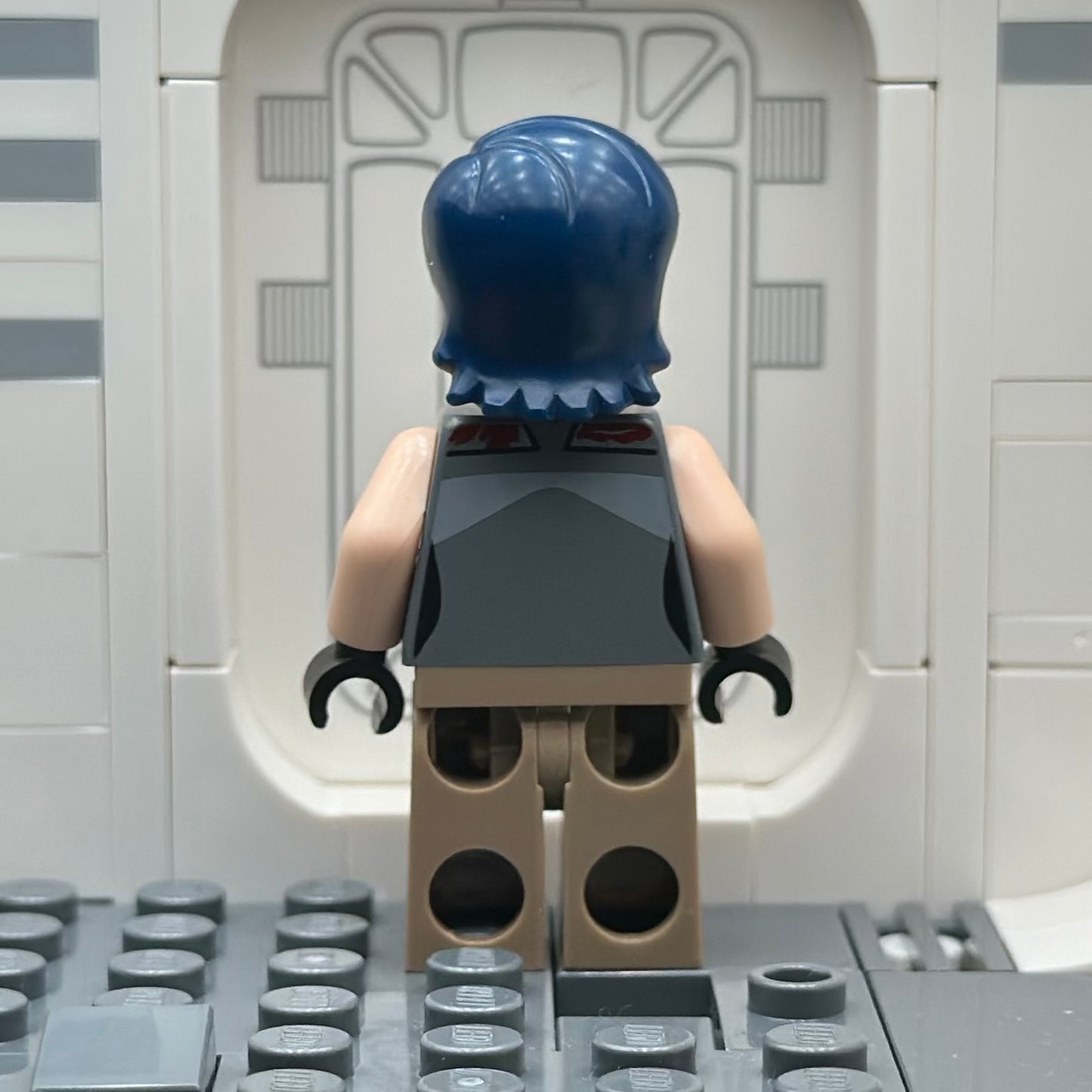 LEGO® Sabine Wren - Dark Blue with Orange Highlights Hair sw0616